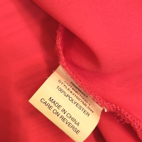 WOMENS Eyeshadow hot pink/magenta bohemian embroidered tank size Medium. - Picture 15 of 16